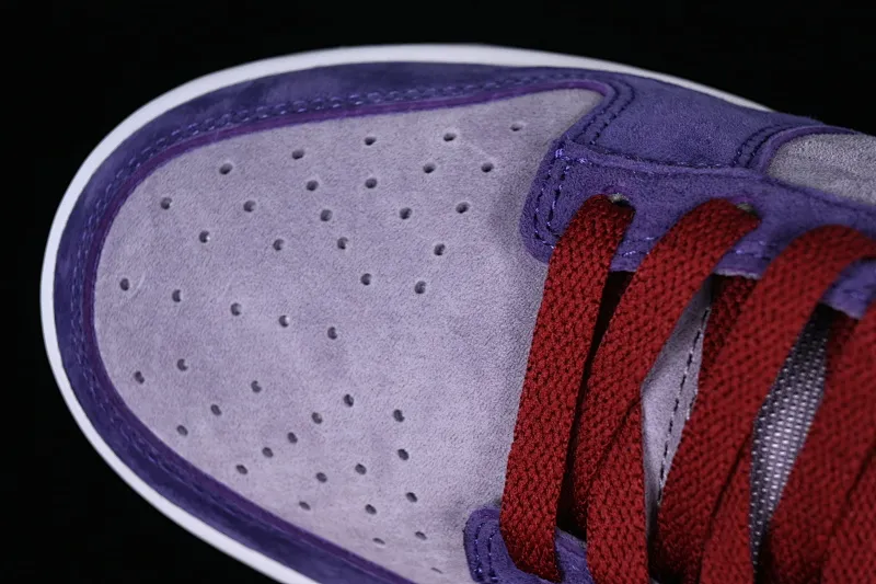 All categories Nk SB Dunk series Nk SB Dunk Low low-top sneakers Nk Dunk Low "Plum" raspberry purple suede SB low-top casual sneakers CU1726-500